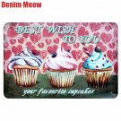 BEST WISH TO YOU Retro Metal Plates Bar Pub Cafe Home Decor Wall Stickers Art Pa