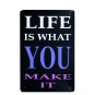 CRAZY WORK Creative Retro Plaque Wall Stickers Decor For Pub Bar Home Metal Sign