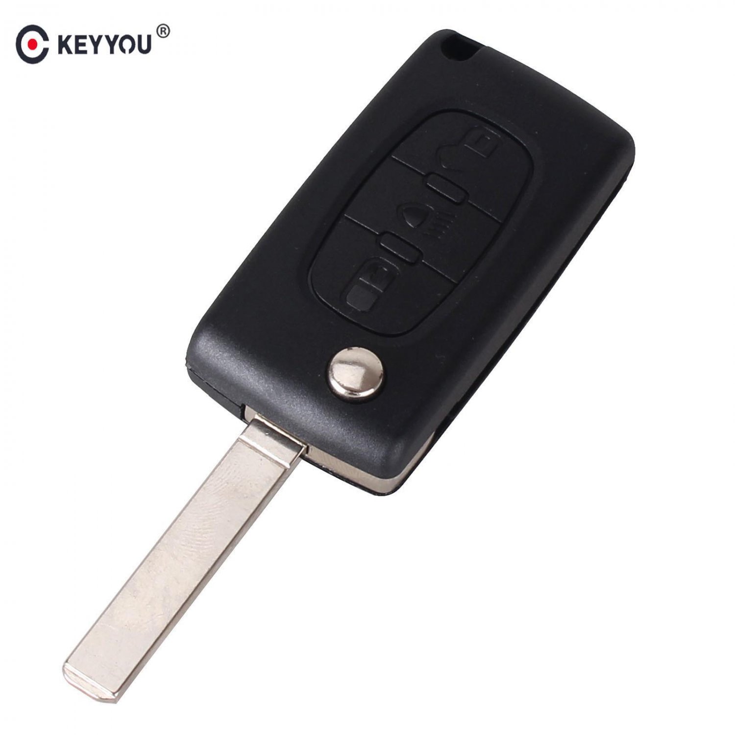 NEW For Citroen C2 C3 C4 C5 C6 C8 3 Buttons Flip Remote Car Key Case Cover Sh