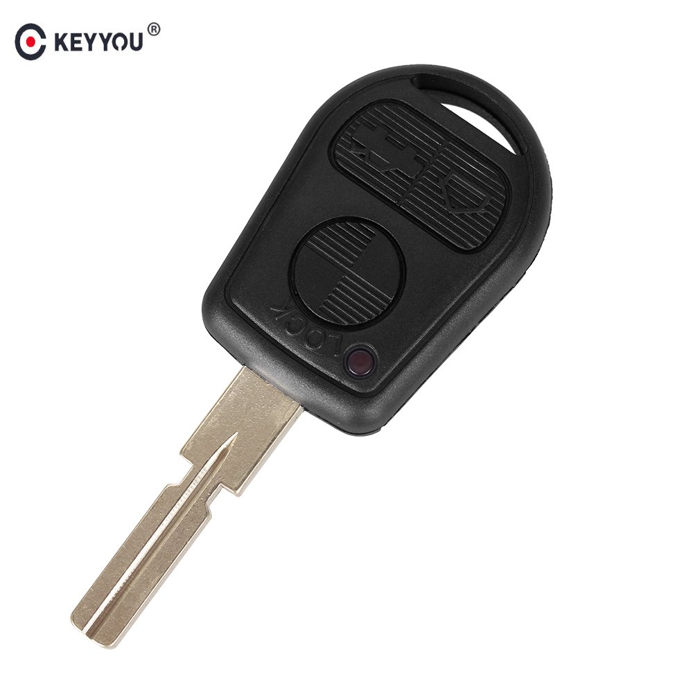 NEW 3 Button Uncut Blade Car Key Replacement Remote Key Case Shell for BMW E3