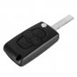 NEW 4 Buttons Flip Floding Remote Key Fob Case Shell Fob For Peugeot 1007 For