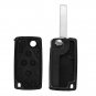 NEW 4 Buttons Flip Floding Remote Key Fob Case Shell Fob For Peugeot 1007 For