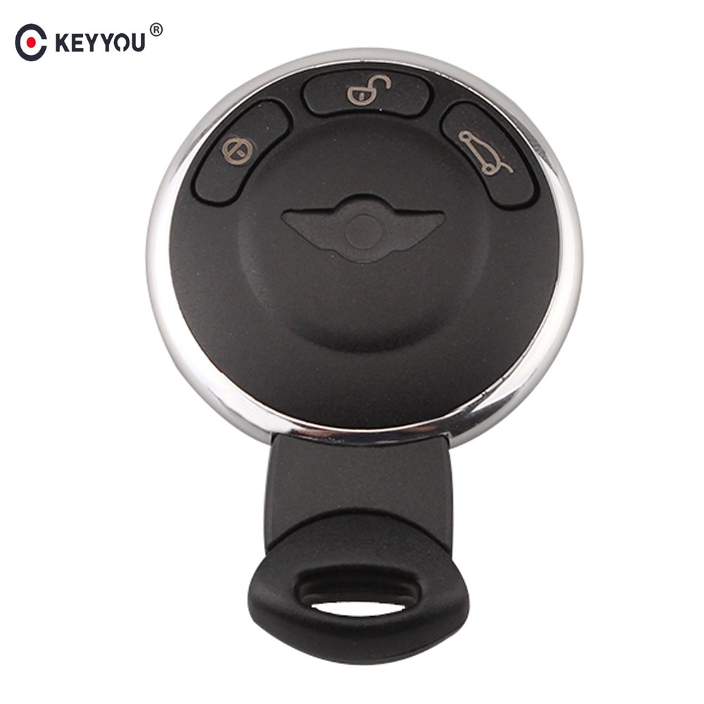 NEW 3 Buttons Remote Smart Card Car Key Shell Cover Case FOB for BMW Mini Coo