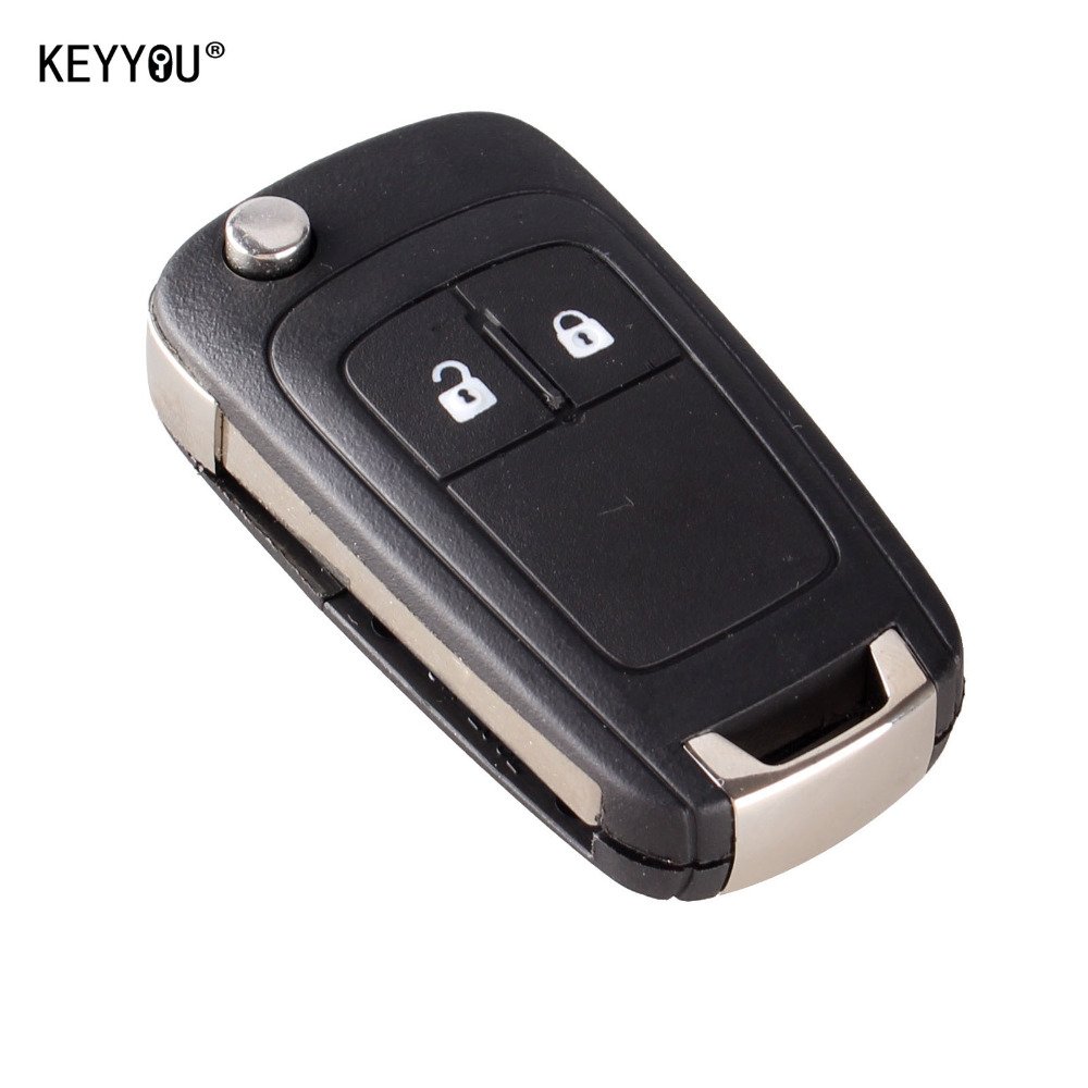 NEW Flip Folding Remote Key Case for OPEL VAUXHALL Insignia Astra 2 Button HU