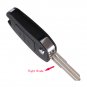 NEW Modified Folding Flip Remote car Key Shell 2 Buttons For Opel Astra H J g