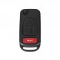 4 Button 3 + 1 Panic Flip Remote Key Keyless Entry Case Shell Key Cover For Benz