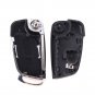 NEW Modified 3 Buttons Flip Remote Key Shell Cover Uncut Blade Without Groove