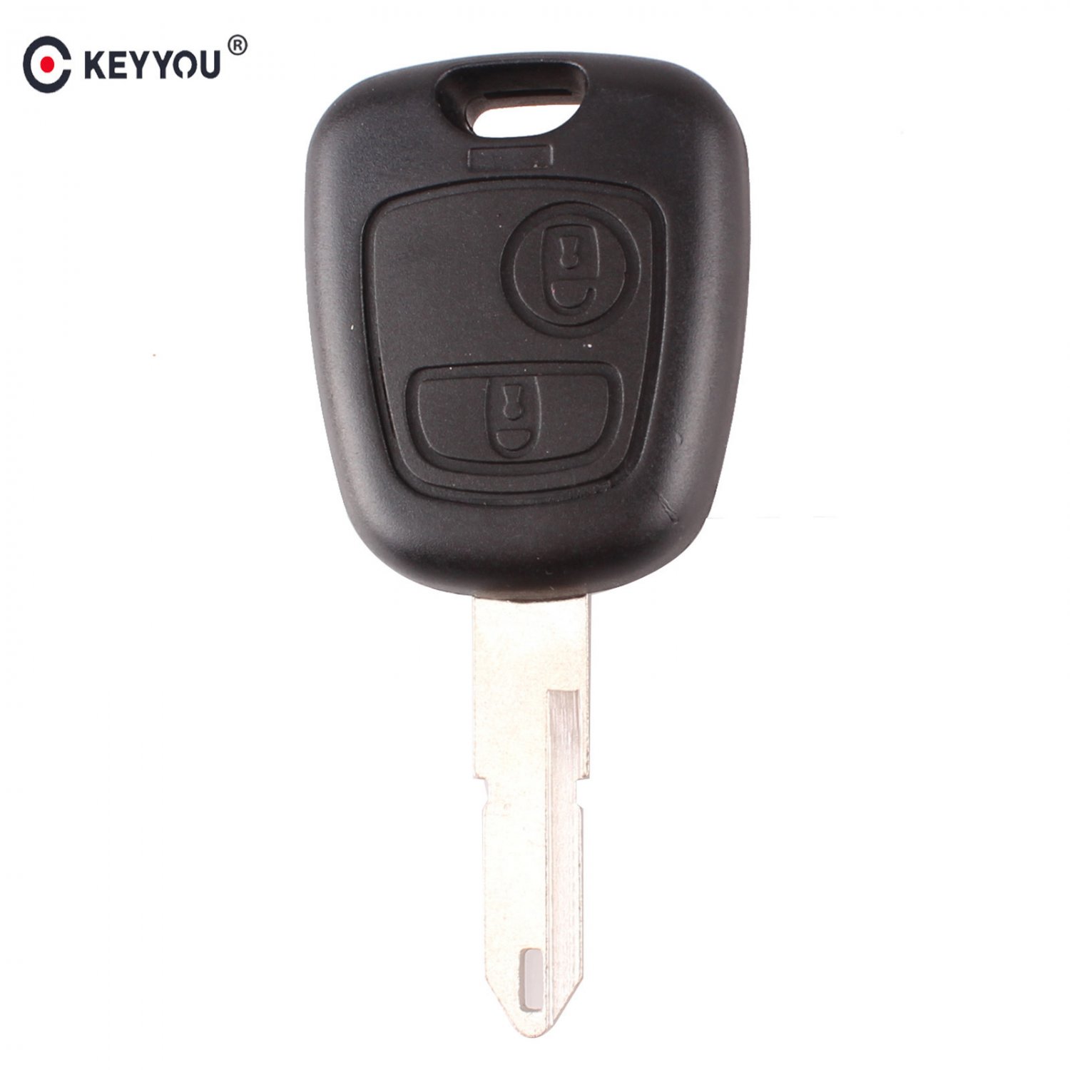 NEW 2 Buttons Remote Auto Car Key Case Shell Key Cover Uucut Blade For Peugeo
