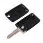 NEW Modified Folding Flip Remote Key Shell 2 Buttons For Peugeot 106 206 306