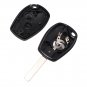NEW New Replacement 2 Button Key Fob Remote Shell Case Uncut Blade For Renaul