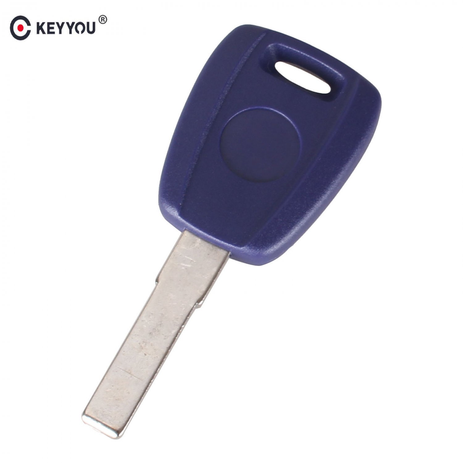 NEW 10X For Fiat Key Shell SIP22 Blue Blank Shell For Fiat 500 Ducato Transpo