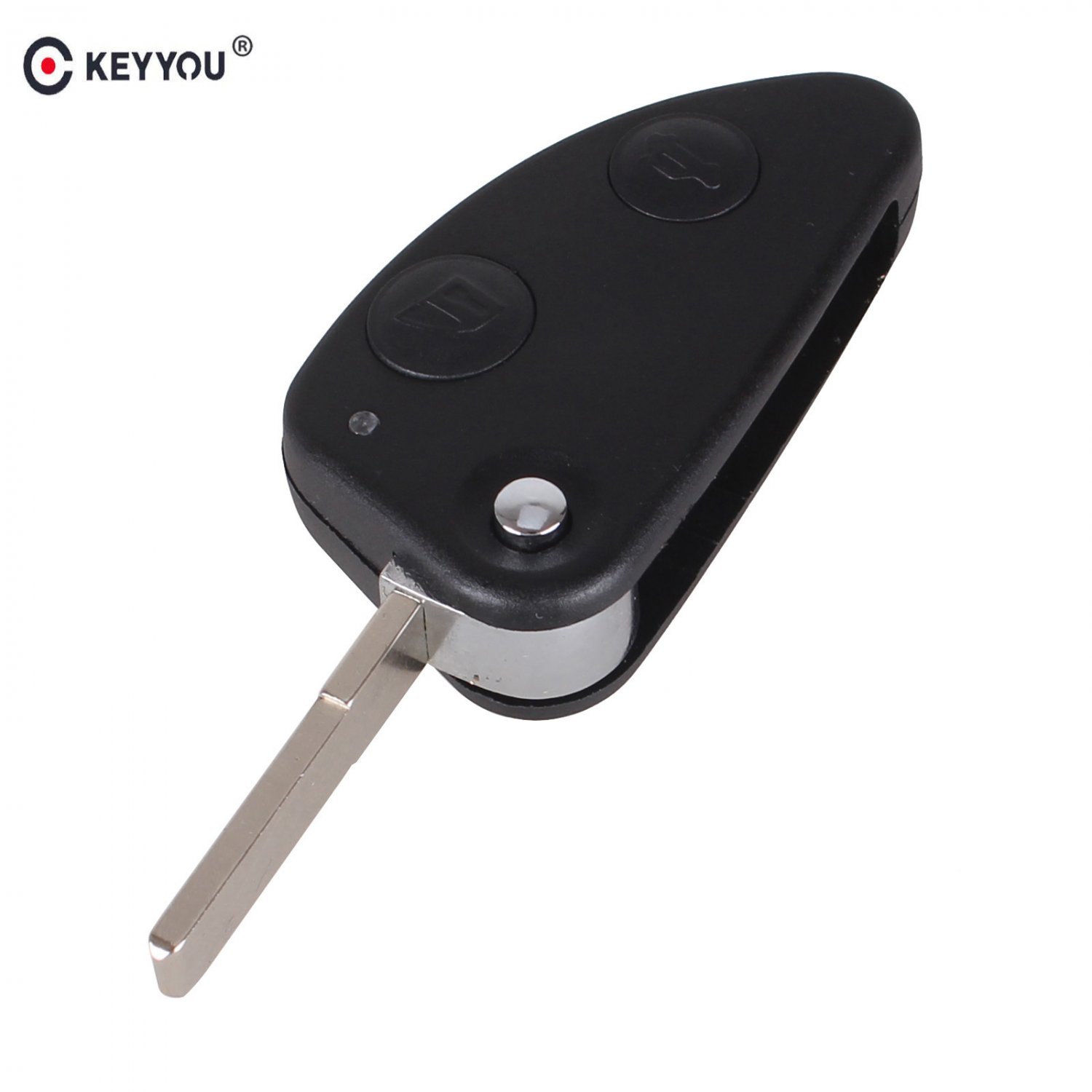 NEW 2 Button Flip Fob Folding Car Key Shell Case for Alfa Romeo 147 156 GT Un