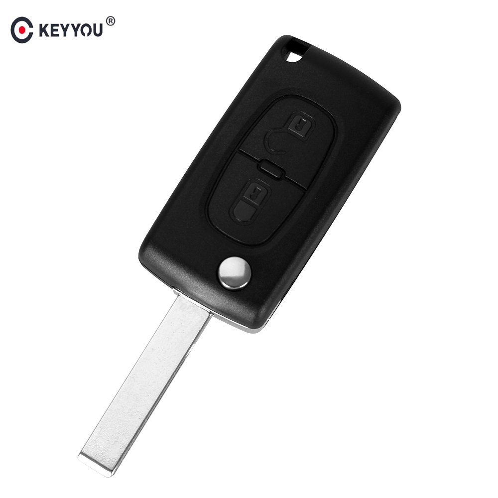 NEW 20pcs/lot 2 Buttons Remote Flip Car Key Shell Fob For CITROEN C2 C3 C4 C5