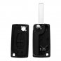 NEW 20pcs/lot 2 Button Flip Folding Remote Car Key Shell Case For Citroen C2