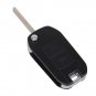 NEW Modified Folding Flip Remote car Key Shell 2 Buttons For Vauxhall Opel C