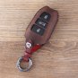 NEW Genuine Leather Car Key Case Cover holder For Peugeot 508 301 2008 3008 4