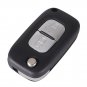 NEW Modified Flip folding 2 Button remote Car Key Cover For PEUGEOT 406 407 4
