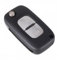 NEW Modified Flip folding 2 Button remote Car Key Cover For PEUGEOT 406 407 4