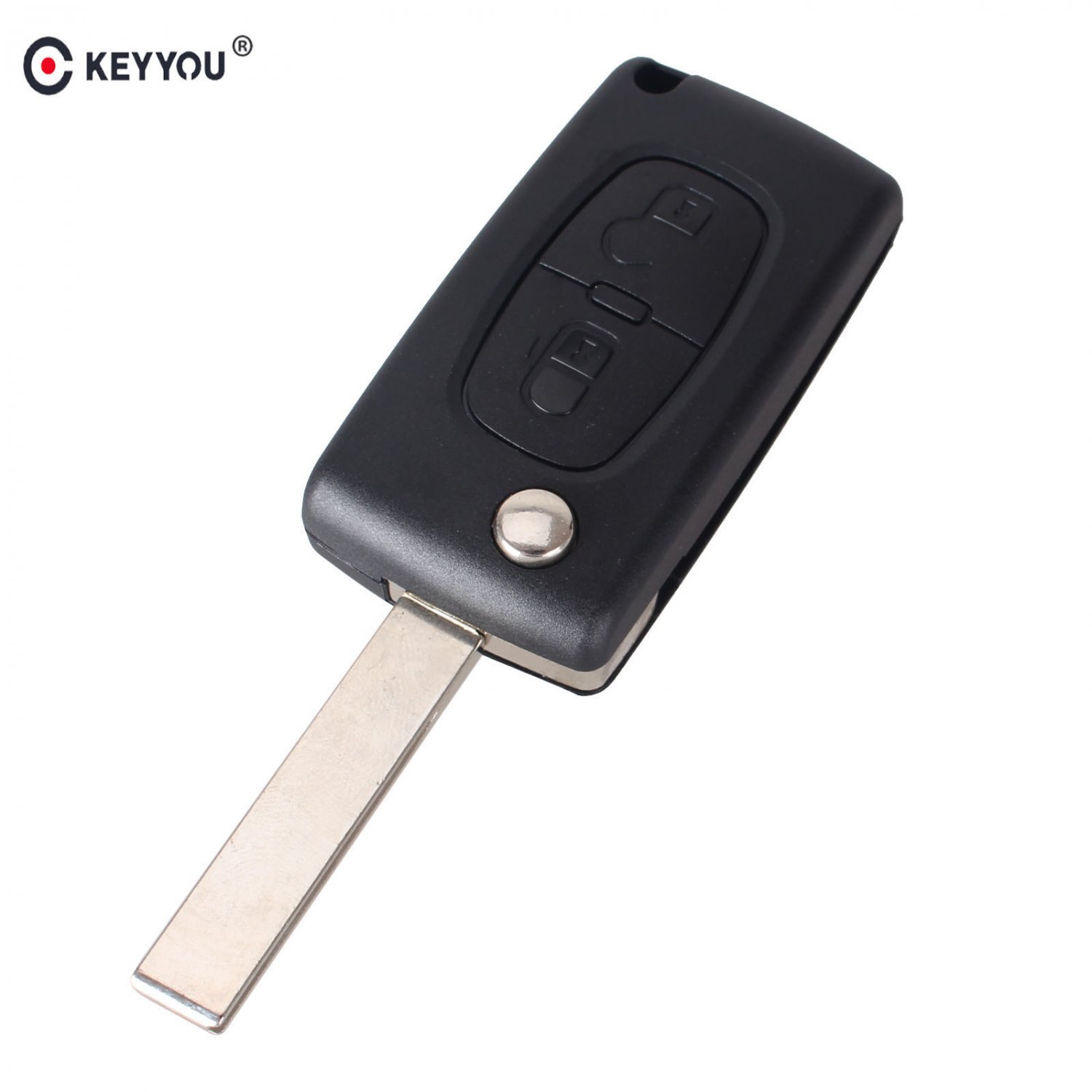 NEW 20x 2 Buttons Remote Flip Car Key Shell Fob For PEUGEOT 307 308 107 207 4