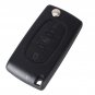 NEW 20x Remote 3 Buttons Flip Car Key Case Blank Shell Fob For Peugeot 307 30