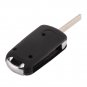 NEW New Flip Folding Remote Key Case 3 button black 3 BTN For Vauxhall Opel A