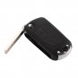 NEW New Flip Folding Remote Key Case 3 button black 3 BTN For Vauxhall Opel A