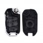 NEW 10X 3 Buttons New Flip Key Shell for PEUGEOT 508 407 Remote Key Case Auto