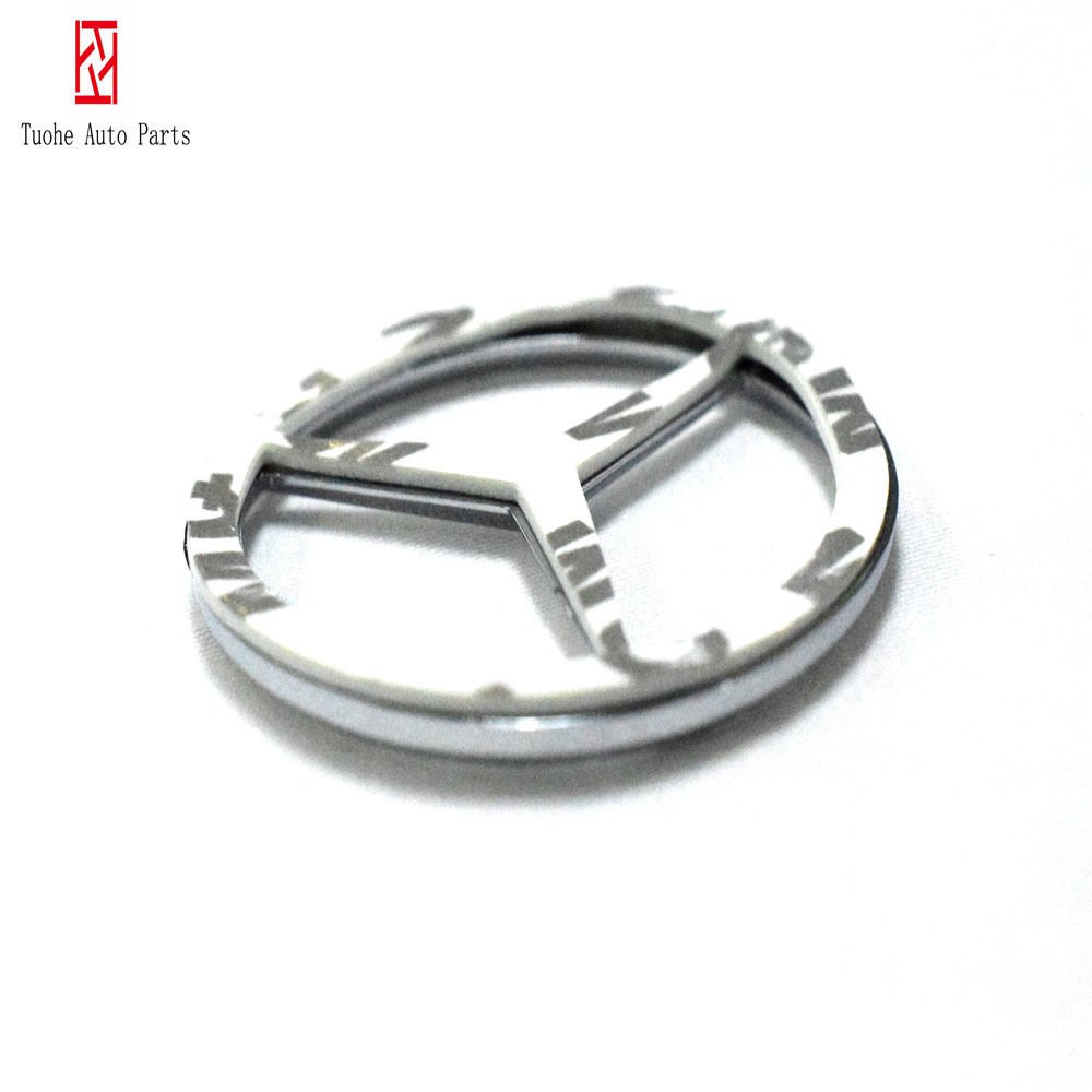 5051MM for MercedesBenz steering wheel Center logo Silver Emblem