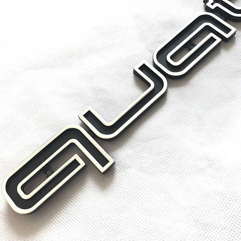 QUATTRO Schriftzug Emblem Logo Aufkleber Wappen Kühlergrill Audi A4 A5 ...