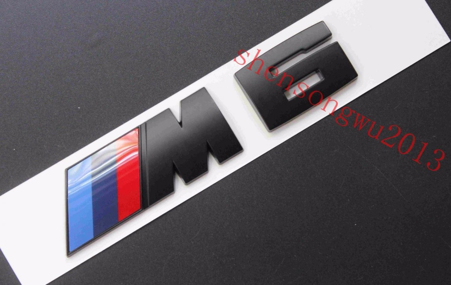 Emblem Logo Schriftzug Aufkleber Plakette Badge für BMW M Series M6 E63 E64