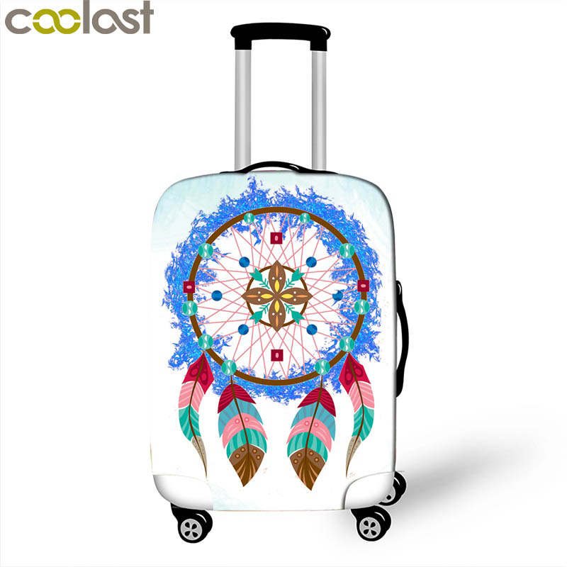 Dreamcatcher Suitcase Covers 3D Dust-proof Luggage Protective Cover for Girls va