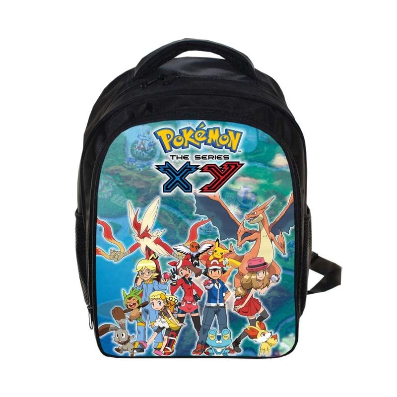 Anime pokemon children School Bags Cartoon Pikachu Arceus Mew Charizard Kinderga