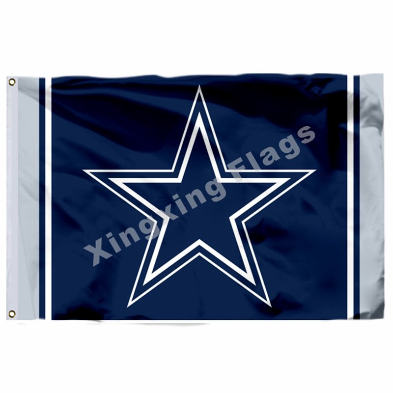 Dallas Cowboys Column Flag 3ft X 5ft Polyester NFL1 Dallas Cowboys ...