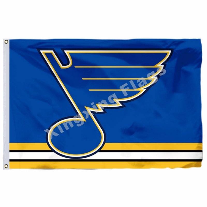 St. Louis Blues Flag 3ft X 5ft Polyester NHL Banner St. Louis Blues ...