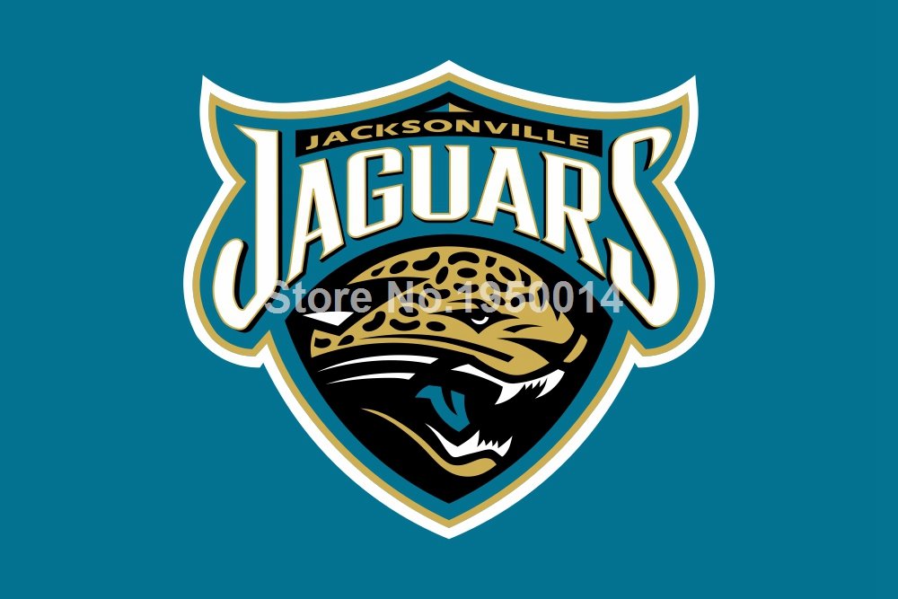 Jacksonville Jaguars Flag 3ft x 5ft Polyester NFL Jacksonville Jaguars ...