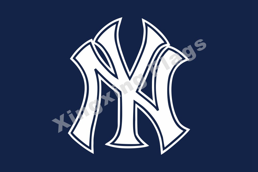 New York Yankees Flag 3ft X 5ft Polyester MLB New York Yankees Banner