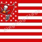Tampa Bay Buccaneers With Modified US Flag 3ft X 5ft Polyester NFL1 Banner Flyin