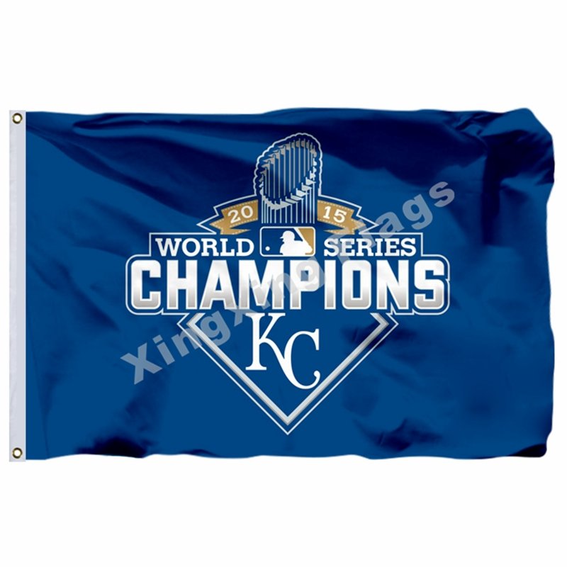 Kansas City Royals Flag 3ft x 5ft Polyester MLB Banner Flying Size No.4 ...