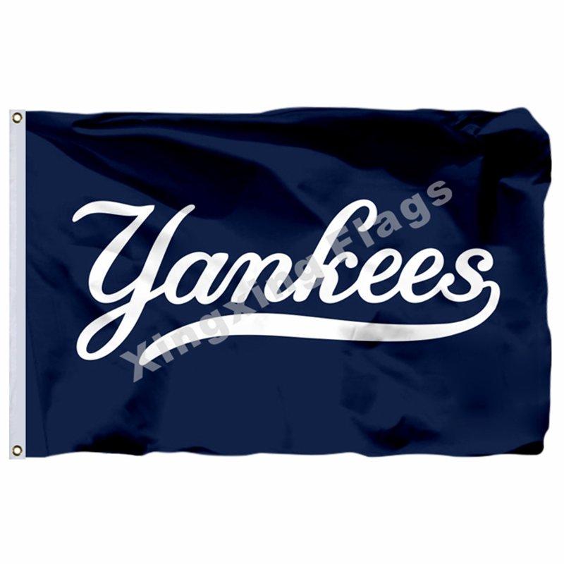 New York Yankees Flag 3ft X 5ft Polyester MLB Team Banner Flying Size