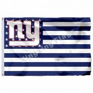 New York Giants With Modified US Flag 3ft X 5ft Polyester NFL Banner Flying Size