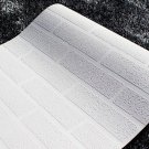 3D Faux White Stone Brick Wallpaper
