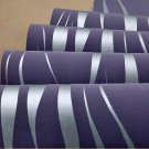 Purple Modern Wave Wallpaper