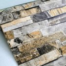 3D Faux YELLOW Brick Wallpaper