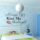 Kiss Me Goodnight Wall Decal