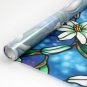 Fancy Floral Stained Glass Window Film