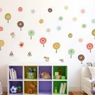Kids Birds Trees Wall Decal