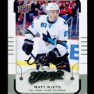 2015-16 MVP Hockey  Silver Script Parallel  #51  Matt Nieto
