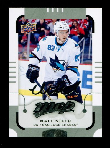 2015-16 MVP Hockey  Silver Script Parallel  #51  Matt Nieto