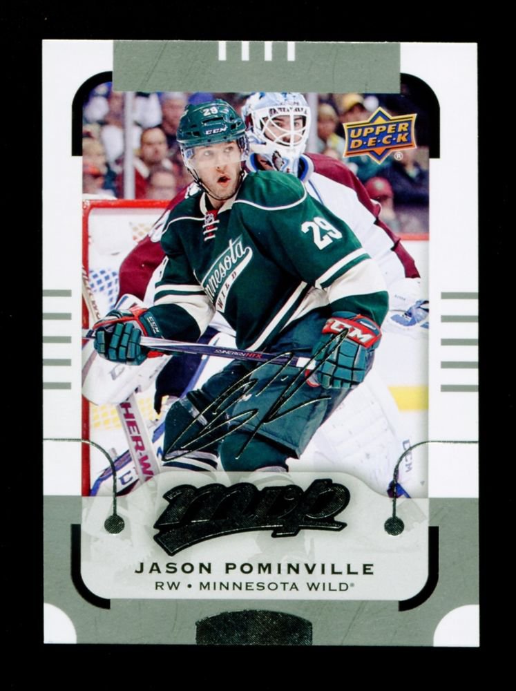 2015 16 Mvp Hockey Silver Script Parallel 8 Jason Pominville