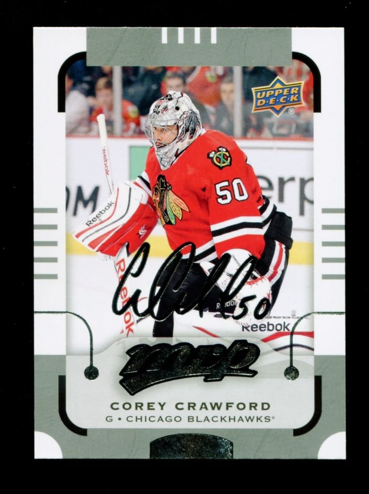 2015 16 Mvp Hockey Silver Script Parallel Sp 161 Corey Crawford